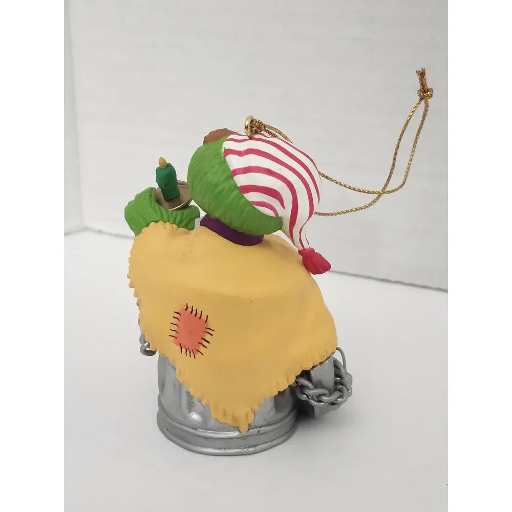 1993 Grolier Oscar Sesame Street Christmas Ornament Jim Henson Boxed